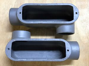 2 Appleton LL150 1-1/2&#034; Form 35 Malleable Iron Conduit Body O-Z Gedney Spec 5