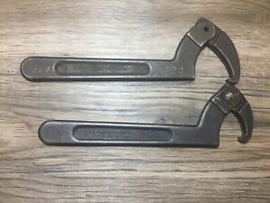 Proto Adjustable Hook Spanner Wrench C474 2&#034; to 4 3/4 &#034; Armstrong 34-310 4 1/2- 