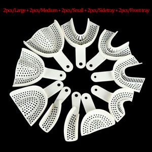 Dental Ortho Impression Trays Perforated Disposable for child/adult (10 L*ss