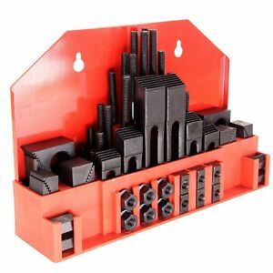 HFS (R) Hold Down Clamp Clamping Set Kit Bridgeport Mill 5/8&#034;Slot 1/2&#034; Stud