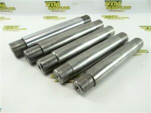 LOT OF 5 LATHE MANDRELS 1-1/4&#034; TO 1-11/16&#034; UNION CLEVELAND PRATT &amp; WHITNEY