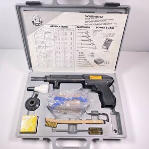 Jamerco Powder Actuated Fastening Tool Kit Nail Gun W/ Case + Extras EUC