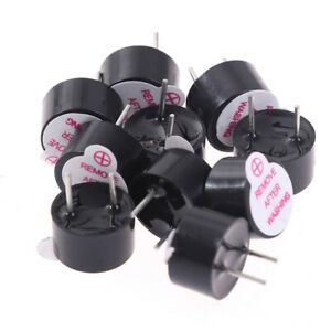10pcs small integrated active buzzer TMB09A red label 3V DC long sound 9*5.v