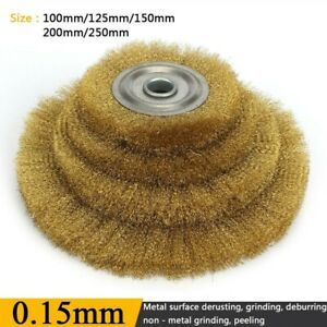 Pure Copper Wire Wheel Brush Fine Polishing Line Pattern Reconciliation