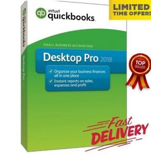 INTUIT  QuickBooks Desktop Pro 2018  Lifetime  75%OFF  5 USERS