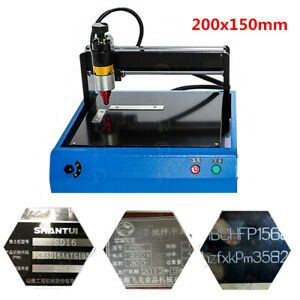 Electric Metal Marking Engraving Machine Nameplate Dog Tag Steel Plate 400W