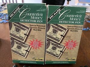 37 Smart Money Counterfeit Bill Detector Pen Magnetic Ink Black, Pink, Yellow.