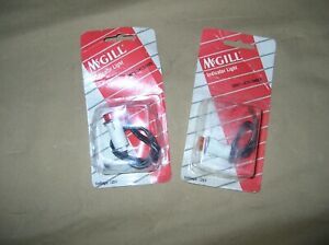 Lot Of 2 McGill Indicator Lights 1-Red/1-Amber 125V  *NEW*