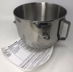 KitchenAid Polished Stainless Steel 5 QT Bowl w/ Handle - K5ASBP: NEW W/O BOX
