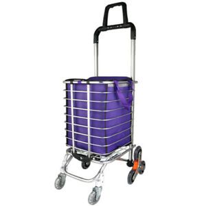 Heavy Duty Stair Climber Grocery Shopping Cart Trolley Basket