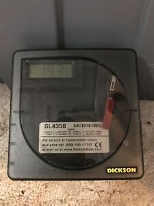 Dickson SL4350 Temperature Recorder -22 to 122F with Red Pen! Tested Working!