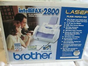 NEW OPEN BOX BROTHER INTELLIFAX 2800 FAX-PRINTER-COPIER LASER