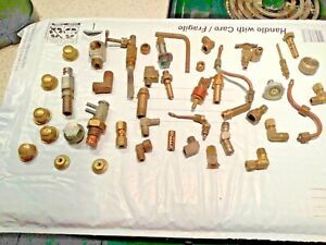 Vintage?- Air ? -Gas ? - Assorted Lot- Metal Items - Sold As Lot - Fittings- 1kg
