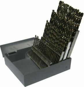 Drill America 60 Piece m42 Cobalt Screw Machine Stub Drill Bit Set Wire Sizes...