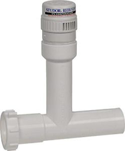 Studor - 40170 20391 Redi-Vent Air Admittance Valve with Tubular Tee Adapter,