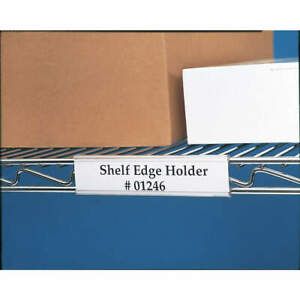 WIRE-RAC WR-1212 Index Wire Rack Label Holder 12in., pk12