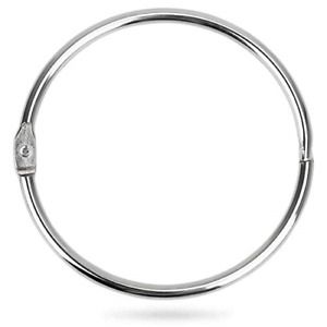Pawfly 3 Inch Loose Leaf Binder Rings Large Book Rings, 12 Pieces