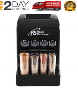 Coin Sorter Counter Cash Sorting Counting Wrapper Roll Machine Battery Operated