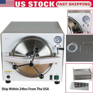 900W 18L Medical Autoclave Steam Sterilizer Safe Sterilizer Stainless Machine