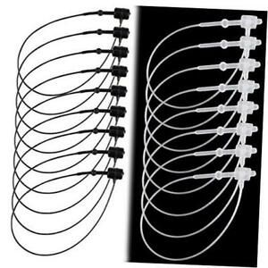 2000 Pcs Plastic Fastener Hang Tag Snap Lock 3&#034; Pin Security Loop for Retail
