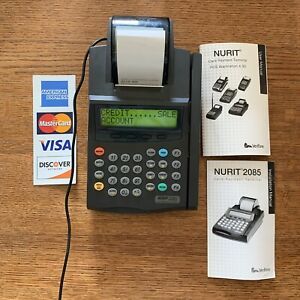 NURIT 2085 Card Payment Terminal Credit Card Machine Thermal Print Instructions