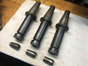 3PC KENNAMETAL COLLIS ERICKSON #50 NMTB50 QUICK CHANGE TG100 COLLET CHUCK QC50 A