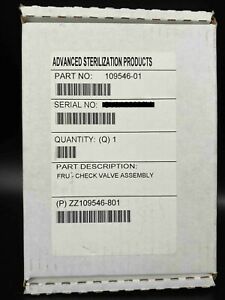 ASP STERRAD Check Valve Assembly Part # 109546-01 *NEW*
