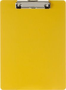 Officemate  OIC  Recycled  Plastic  Clipboard ,  Letter  Size ,  Yellow  ( 83062