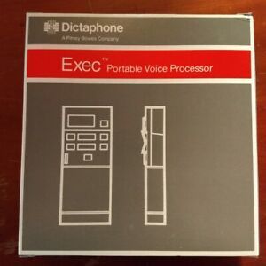 Dictaphone Model 4250 &#034;Exec&#034; Portable Voice Processor &amp; Picocassette - NIB