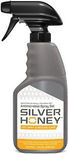 Absorbine Silver Honey Hot Spot &amp; Wound Care Spray Gel, Manuka Honey &amp; Microsilv