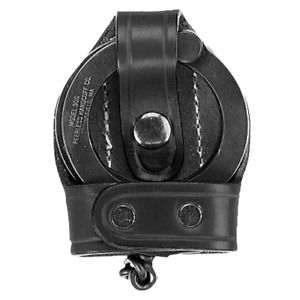 Aker Leather 503A Bikini Asp Standard Chain Link Handcuff Case Color: Black
