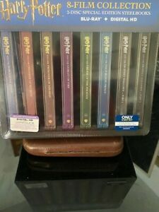 Harry Potter 8 Steelbooks with Collectible Steel Case Brand New [Mint &amp; Sealed]