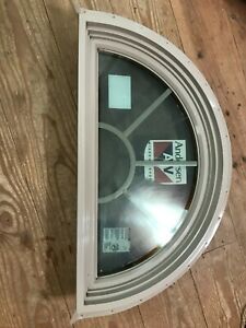 Andersen 400 series Circle Top Narroline Arched window LO-E Sandstone //