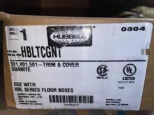 (C) Hubbell Wiring Device-Kellems HBLTCGNT 301, 401, 501 Trim &amp; Cover