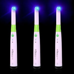 3 X Dental LED Cordless Curing Light Lamp 1200mW 360 degree f3+