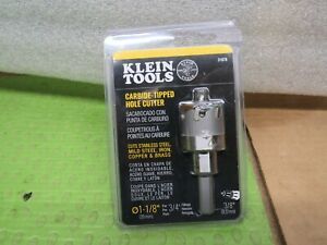 Klein Tools 31876 Carbide Tipped Hole Cutter    New   &amp; new