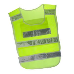 Safety Vest Jacket High Visibility Waistcoat for Working Running Cycling