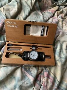 Blake Co-Ax Centering Dial Indicator Set in Fitted Wooden Box, Coaxial