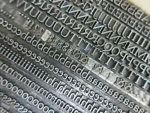 Letterpress Lead Type 18 Pt. Goudy Light Old Style aka Goudy Gimbel   G3