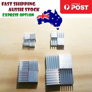 Heat Sinks Aluminium 8.8x8.8x5mm 11x11x5mm 14x14x6mm 20x20x6mm Heatsinks 4pcs