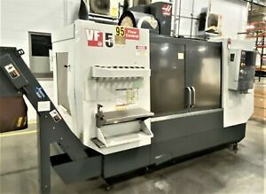 Haas VF-5/40 4/5 Axis CNC Vertical Machining Center with dual 4th Axis Rotary Ta