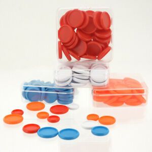 50Pcs 18mm Diameter Notebook Diary Loose Leaf Binder Color Blinding Rings