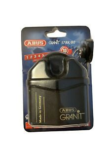 ABUS Granit 37RK/80 Padlock Made in Germany Part 37980 Brand New Sealed