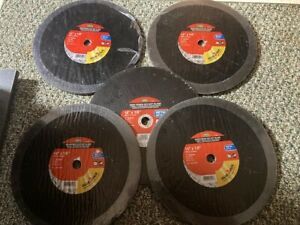 13 New MIBRO INDUSTRIES Reinforced Cut-Off Blades 14&#034; x 1/8&#034; METAL CUTTIN WHEELS