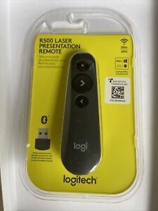 Logitech R500 Laser Presentation Remote Brand New 65ft Mac iOS Windows Android