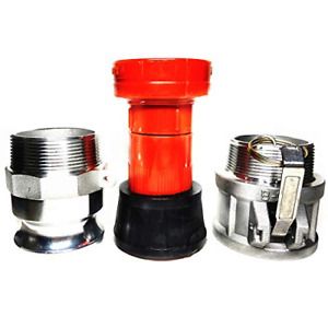 Fire Hose Nozzle 2 Inch NPSH/NPT Thermoplastic Equipment Aluminum Female and Mal