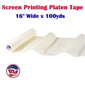 16&#034; x 100yds High Tack Screen Printing Pallet Platen Tape Screens