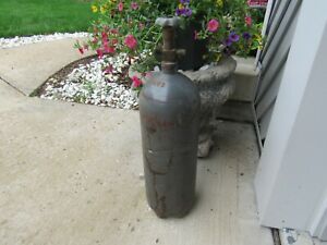 Vintage 17 1/2 lb. CO2 Tank Cylinder Bottle Welding Gas Keg Beer Home Brew