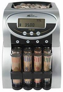Royal Sovereign 2 Row Electric Coin Counter With Patented Anti-Jam Technology