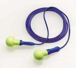 3M Aearo E-A-R Push-Ins Ear Plugs. Corded. 28 dB. 200 pairs Pack of 10 318-1003